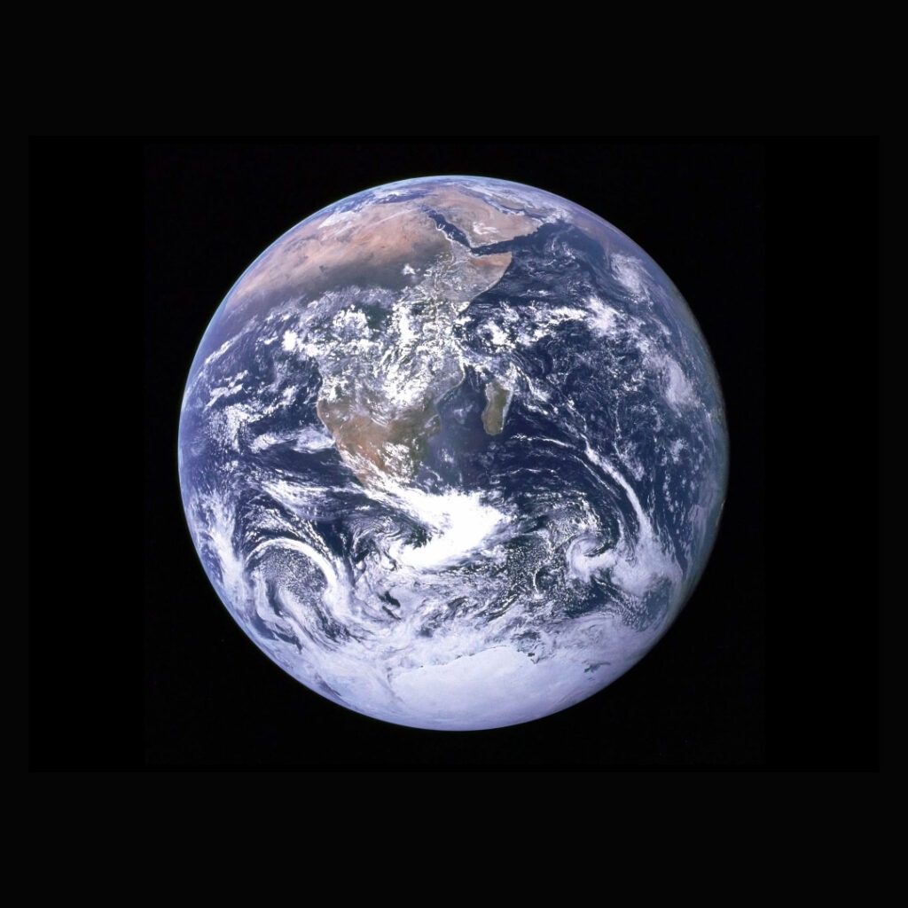 view of earth from space